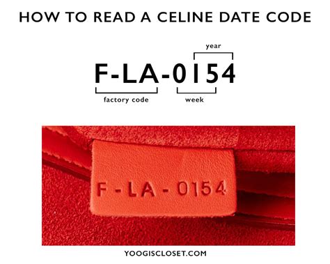 celine ce00/23|Celine date code format.